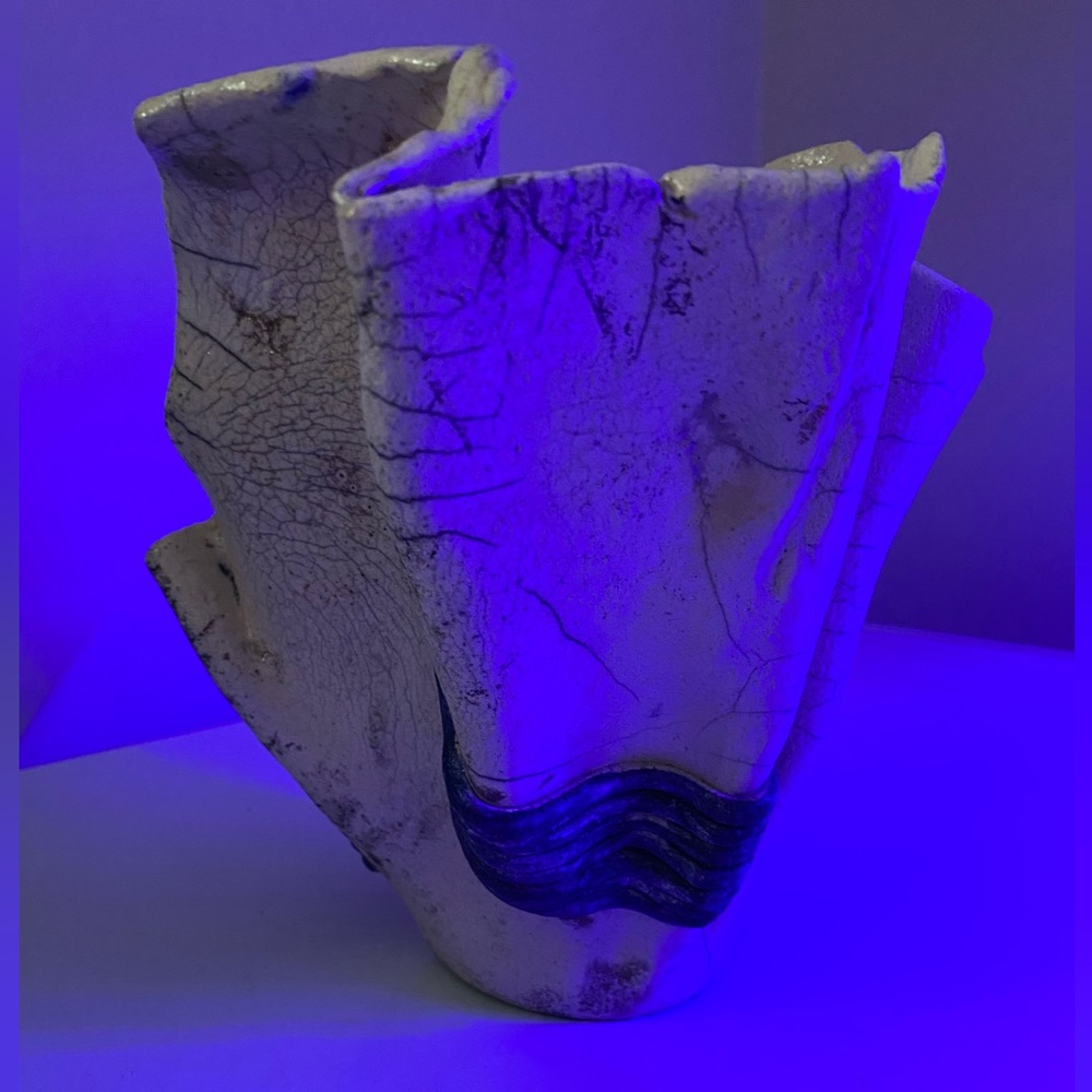 Handmade art deco vase.